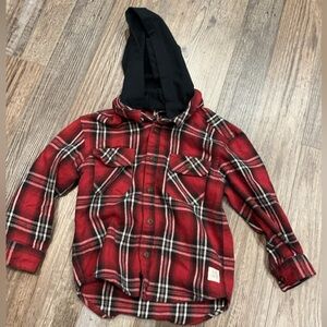 Art class hooded flannel 3t
